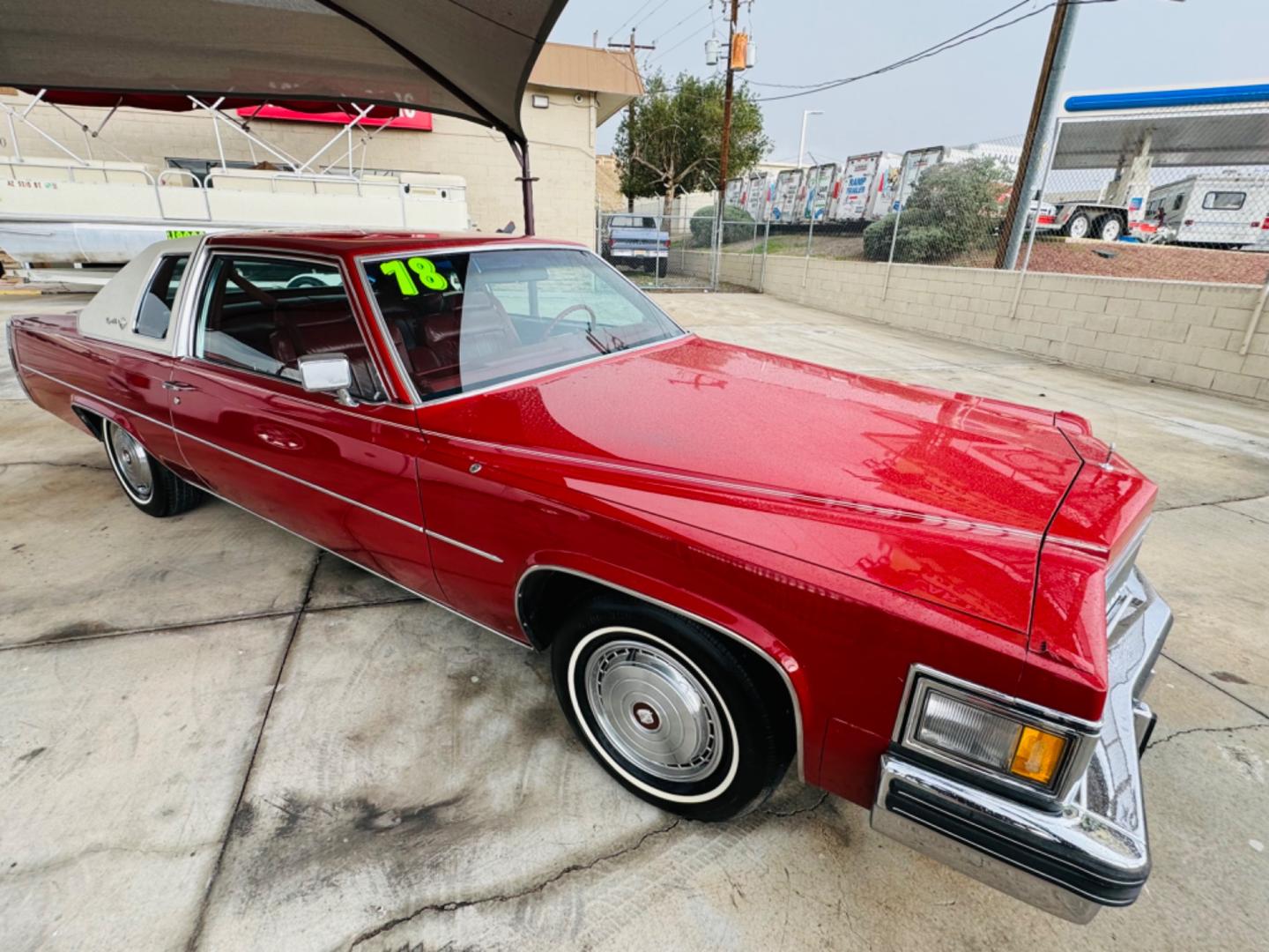 1978 Red Cadillac coupe de ville , located at 2190 Hwy 95, Bullhead City, AZ, 86442, (928) 704-0060, 0.000000, 0.000000 - on consignment. this super clean 1978 Cadillac Coupe Deville . runs and drives great . everything works. always garaged. - Photo#0